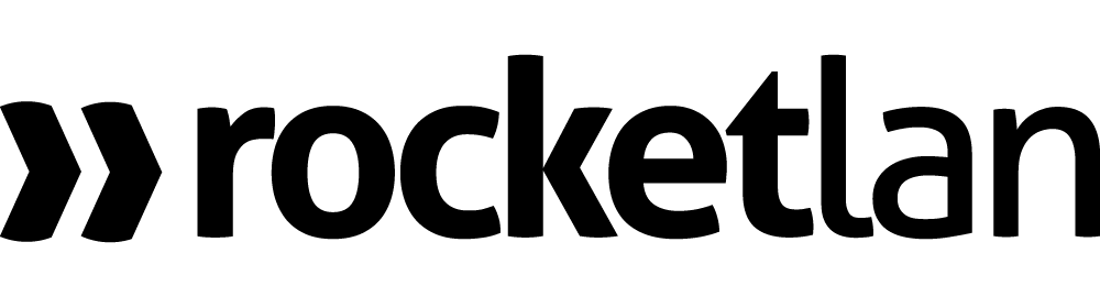 Rocketlane logo with two chevrons followed by the word 'rocketlane' in bold.